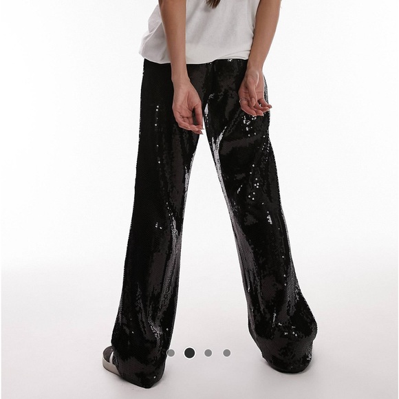 NWT Topshop sequin pants - Picture 3 of 5